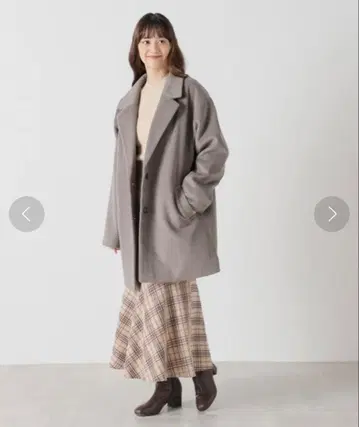 허니즈 테일러드 코트 체스터 코트 S