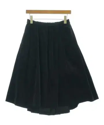 블랙 꼼데가르송 롱 맥시 길이 스커트 여성용