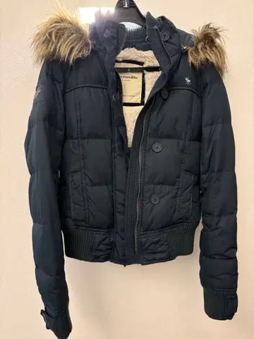 아바클로 Abercrombie & Fitch 다운 자켓 XL 네이비