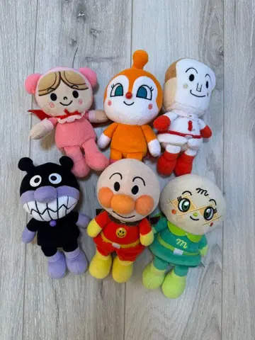 호빵맨 봉제 인형 세트