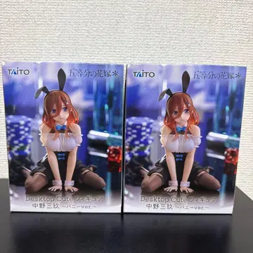 5등분의 신부 나카노 미쿠 Desktop Cute 피규어 2개