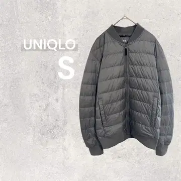 유니클로 울트라 라이트 다운 블루종 페더 노카라 자켓