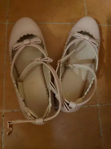 시마무라 아오키 미사코 펌프스 핑크 LL