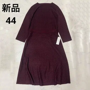 새상품 [ UNFILO ] 리버서블 니트 셋업 자유구 44 보르도