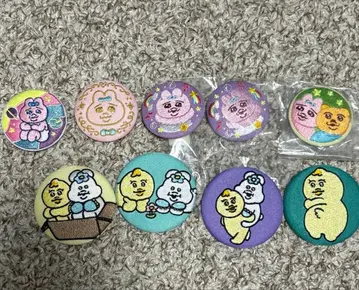 빤쮸토끼 닌포참 자수 캔뱃지