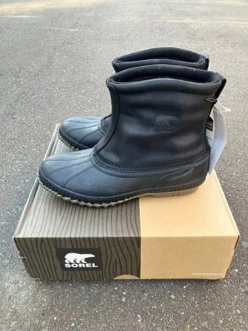 SOREL 샤이안 프리미엄 US11 29cm 블랙 블랙 부츠 반장화