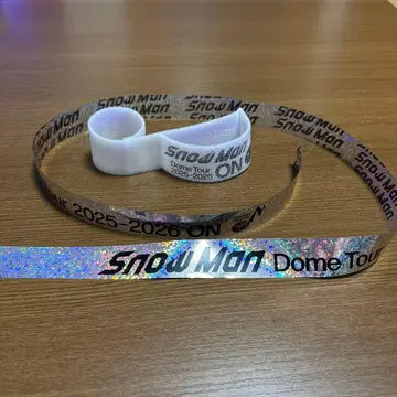 Snow Man ON 2025 돔 투어 낙하물 은색 테이프 음표 세트