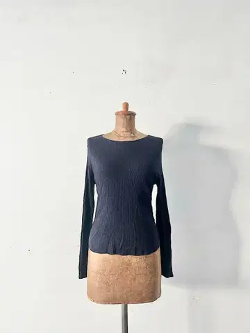 JURGEN LEHL 니트 티셔츠 네이비