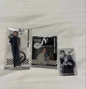 SnowMan ON 라이브 굿즈 메구로 렌 아크릴 스탠드 3세트