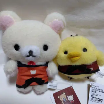 리락쿠마 BASIC RILAKKUMA 카페 에이프런 봉제 인형