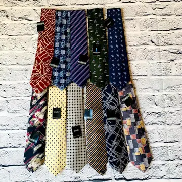 [ 미사용 ] 넥타이 모음 11개 ZWEI SMITH&SCOTT