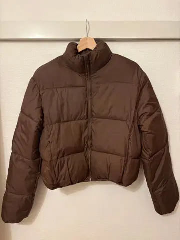 브라운 다운 자켓