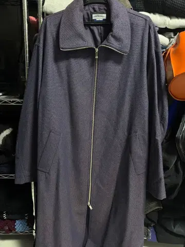 MAISON SPECIAL 스텐카라 코트 다크 퍼플