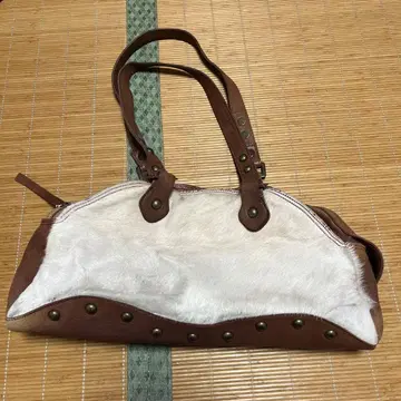 MONTEROSA 가죽 퍼 숄더백