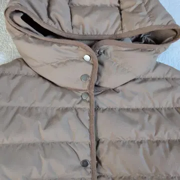 데셍 Dessin 뮬러 다운 후드 부착 다운 코트