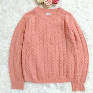 새상품급 쉽스 니트 스웨터 케이블 캐시미어 혼방 해밀턴 울