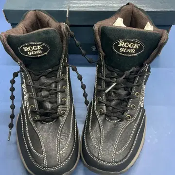 ROCK GEAR 블랙 부츠