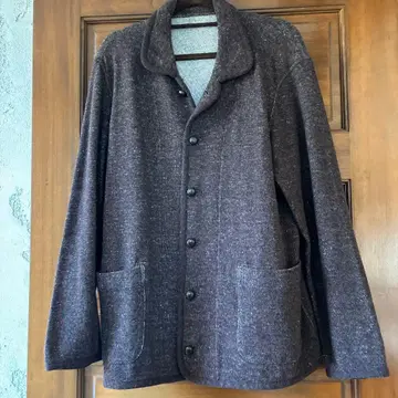 Papas 다크 브라운 니트 자켓 M