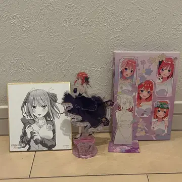 5등분의 신부 니노 아크릴 스탠드 색지 세트