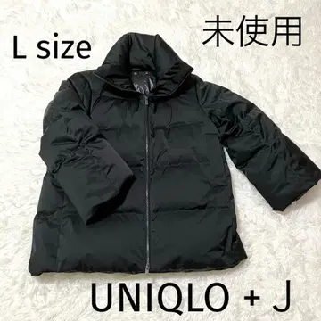 유니클로 질 샌더 다운 자켓 블랙 미사용 Lsize UNIQLO +J