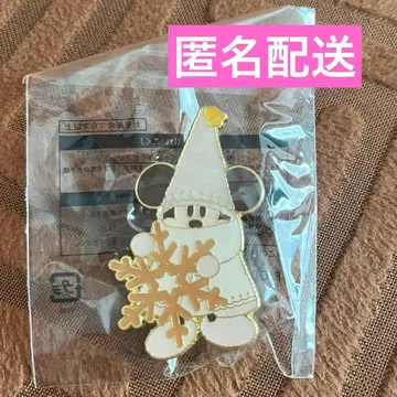 디즈니 크리스마스 핀 배지 릴 린 린 2025 눈꽃 쟝카니