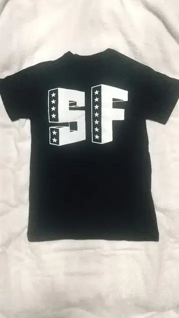 구하기 어려움!? 세븐스타 SF 로고 별 블랙 T셔츠