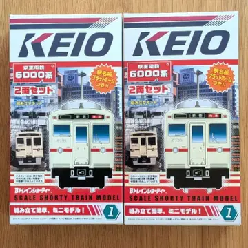 B 트레인 [ 게이오 전철 6000계 ] 2량 x 2상자