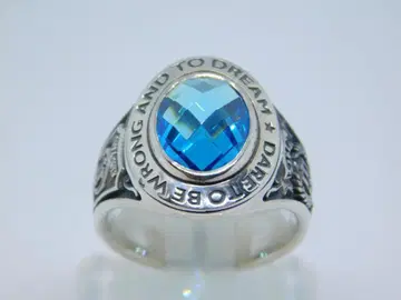 [ 재고 처분 세일 ] 새상품 13호 닥터 몬로 칼리지 반지 블루