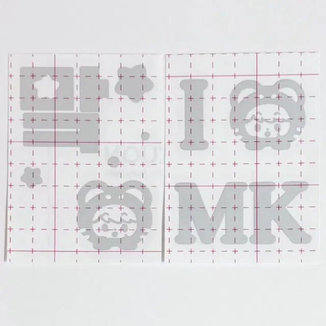 다님 마크 반사스티커 일괄 양도 뽀또맠 엔시티 응원봉 반스 아이러브마크