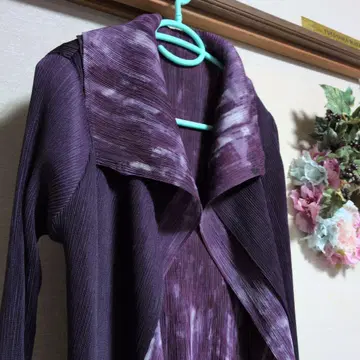 겉옷 리버서블 퍼플색 가격 인하