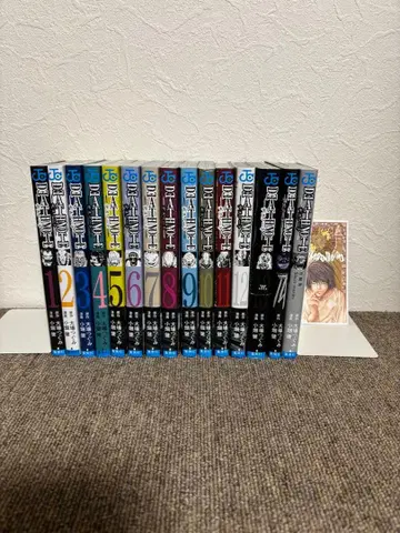 데스노트 전 12권 + 관련 도서 3권 세트, 혜택 타로 카드 포함.