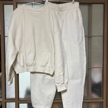 ZARA 속기모 맨투맨 셋업