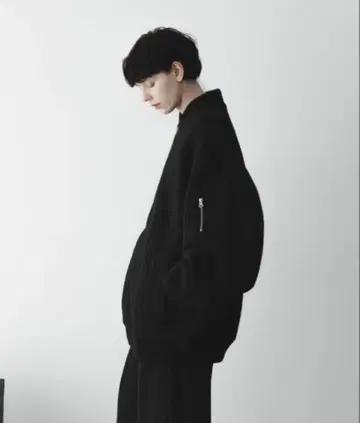 remer 루즈 울 오버 MA-1 플라이트 자켓 L 사이즈