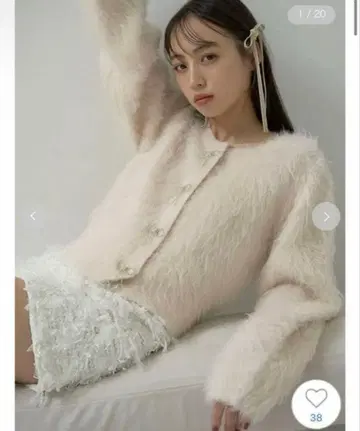 SNIDEL 튤 프린지 숏팬츠 WHT