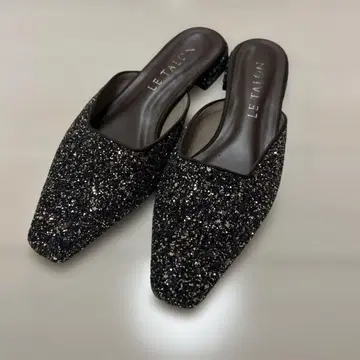 [ 새상품급 ] LE TALON 루타론 글리터 뮬