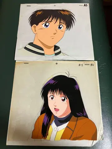 [ 귀중 ] 푸른 전설 슈팅! 애니메이션 셀화 2장 세트