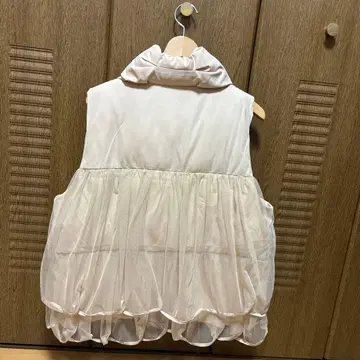 placere 아이보리 다운 베스트 미사용 택 포함