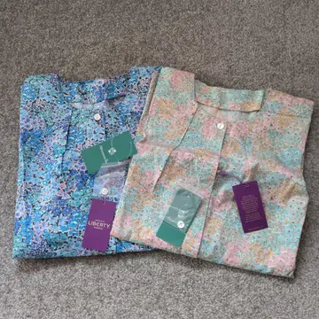 애프터눈 티 슬리브리스 리버티 패턴 M/L 2장 세트