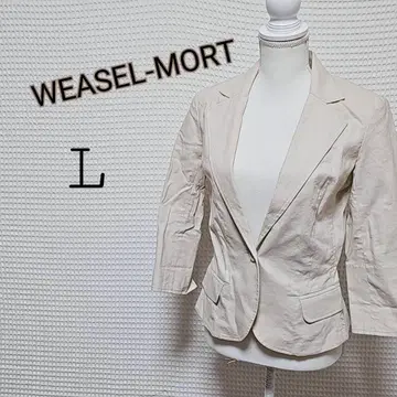 WEASEL-MORT 테일러드 자켓 L 베이지