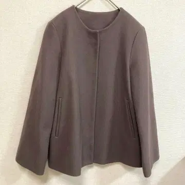 urs 유어즈 노카라 자켓 코트 그레이지 S