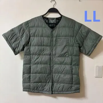 리페어 테크(R) 워셔블 퓨전 다운 하프 자켓 반팔 LL