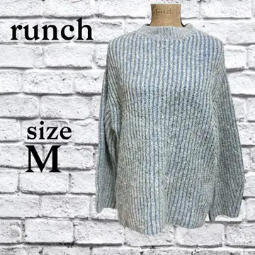 P14 hunch [ M ] 스웨터 로우게이지 니트 풀오버 울 혼방