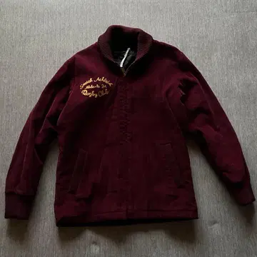 배송비 포함 SHAGGY 코듀로이 충전솜 블루종 L 옷깃 커버올