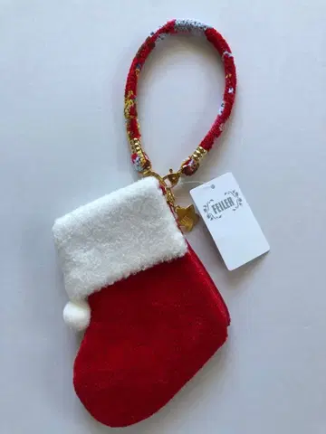 미사용 새상품 페이러 클라이너마르크트 크리스마스 양말형 파우치 부츠