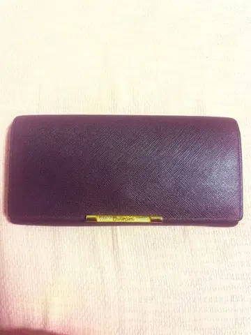 [ 새상품급 ] ubyungaro 장지갑 골드 컬러 로고 포함