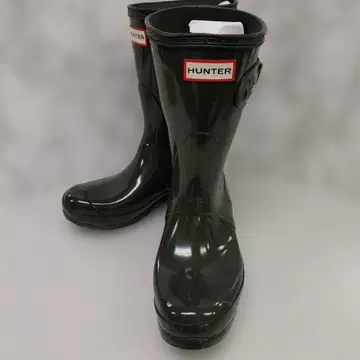 미사용 새상품 헌터 그린 레인부츠 사이즈 23.5cm