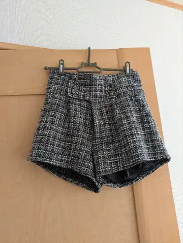 트위드 데님 베이지 스커트 세트