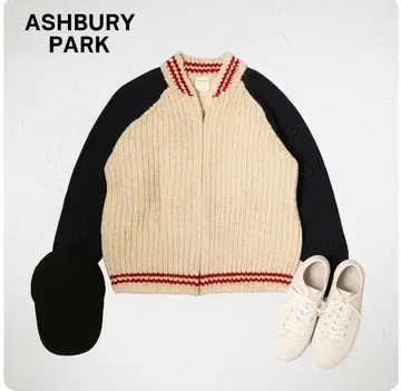 J184s @ 80s 90s ASHBURY 풀 집업 니트 자켓