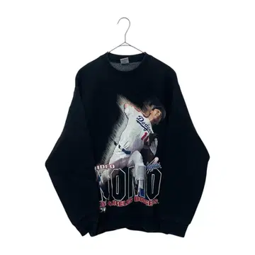 1995 노모 히데오 그래픽 맨투맨 빈티지 아이묭 착용 같은 형태 레어.