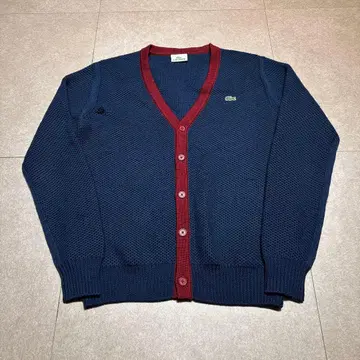 Lacoste 가디건 네이비 울 2